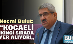 Necmi Bulut: “Kocaeli ikinci sırada yer alıyor!”
