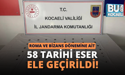 Roma ve Bizans dönemine ait olduğu değerlendirilen 58 tarihi eser ele geçirildi!