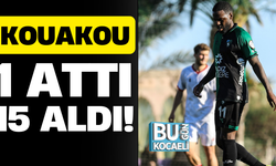 Kocaelispor'da Kouakou 1 attı 15 aldı!