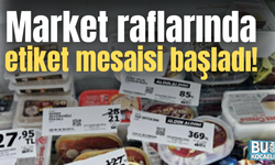 Market raflarında etiket mesaisi başladı!