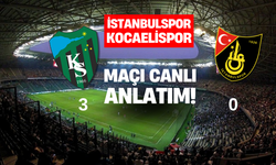 İstanbulspor- Kocaelispor karşılaşması canlı anlatımı!