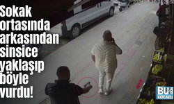 Sokak ortasında arkasından sinsice yaklaşıp böyle vurdu!