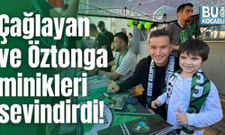 Çağlayan ve Öztonga minikleri sevindirdi!