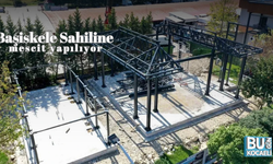 Başiskele Sahiline mescit yapılıyor