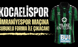 Kocaelispor Ümraniyespor maçına çubuklu forma ile çıkacak!