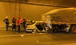 Gültepe Tünelinde feci kaza
