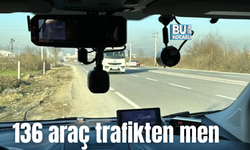 136 araç trafikten men