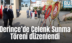 Derince’de Çelenk Sunma Töreni düzenlendi