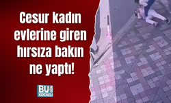 Cesur kadın evierine giren hırsıza bakın ne yaptı 