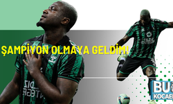 Şampiyon olmaya geldim!