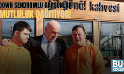 Down sendromlu garsonlar mutluluk dağıtıyor!