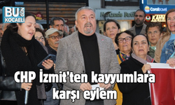 CHP İzmit’ten kayyumlara karşı eylem