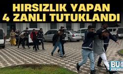 Hırsızlık yapan 4 zanlı tutuklandı