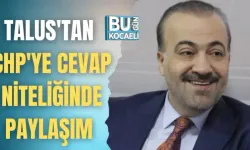 TALUS'TAN CHP'YE CEVAP NİTELİĞİNDE PAYLAŞIM