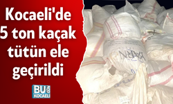 Kocaeli'de 5 ton kaçak tütün ele geçirildi