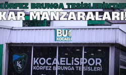 KÖRFEZ BRUNGA TESİSLERİN'DEN KAR MANZARALARI!