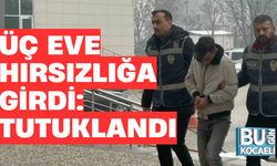 ÜÇ EVE HIRSIZLIĞA GİRDİ: TUTUKLANDI
