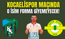 KOCAELİSPOR MAÇINDA O İSİM FORMA GİYEMEYECEK!