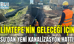 İLİMTEPE'NİN GELECEĞİ İÇİN İSU'DAN YENİ KANALİZASYON HATTI!