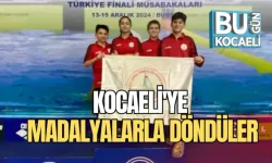 KOCAELİ'YE MADALYALARLA DÖNDÜLER