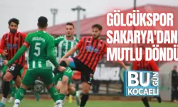 GÖLCÜKSPOR SAKARYA'DAN MUTLU DÖNDÜ 