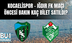 KOCAELİSPOR - IĞDIR FK MAÇI ÖNCESİ BAKIN KAÇ BİLET SATILDI?