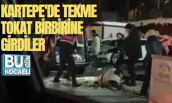 KARTEPE'DE TEKME TOKAT BİRBİRİNE GİRDİLER 