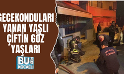 EVİ YANAN YAŞLI ÇİFTİN GÖZ YAŞLARI