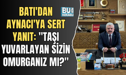 BATI'DAN AYNACI'YA SERT YANIT: "TAŞI YUVARLAYAN SİZİN OMURGANIZ MI?"