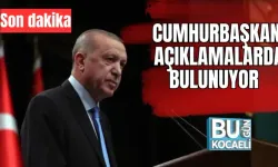 CUMHURBAŞKANI AÇIKLAMALARDA BULUNUYOR 