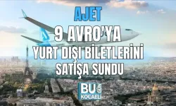 AJET 9 AVRO'YA YURT DIŞI BİLETLERİNİ SATIŞA SUNDU