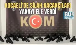 KOCAELİ'DE SİLAH KAÇAKÇILARI YAKAYI ELE VERDİ 