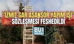 ''İZMİT GAR ASANSÖR YAPIM İŞİ'' SÖZLEŞMESİ FESHEDİLDİ