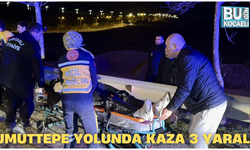 UMUTTEPE YOLUNDA KAZA 3 YARALI