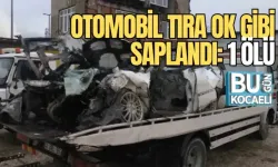 OTOMOBİL TIRA OK GİBİ SAPLANDI: 1 ÖLÜ o
