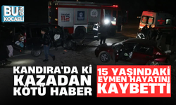 KANDIRA'DA Kİ KAZADAN KÖTÜ HABER; 15 YAŞINDAKİ EYMEN HAYATINI KAYBETTİ
