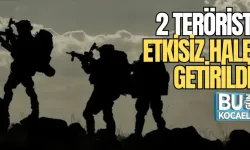 2 TERÖRİST ETKİSİZ HALE GETİRİLDİ