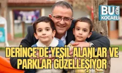 DERİNCE’DE YEŞİL ALANLAR VE PARKLAR GÜZELLEŞİYOR
