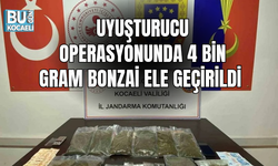 UYUŞTURUCU OPERASYONUNDA 4 BİN GRAM BONZAİ ELE GEÇİRİLDİ 
