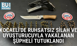 KOCAELİ'DE RUHSATSIZ SİLAH VE UYUŞTURUCUYLA YAKALANAN ŞÜPHELİ TUTUKLANDI