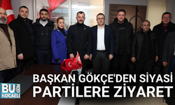 BAŞKAN GÖKÇE'DEN SİYASİ PARTİLERE ZİYARET