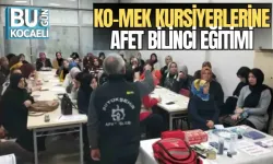 KO-MEK KURSİYERLERİNE AFET BİLİNCİ EĞİTİMİ
