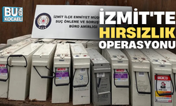 İZMİT'TE HIRSIZLIK OPERASYONU