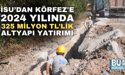 İSU’DAN KÖRFEZ'E 2024 YILINDA 325 MİLYON TL’LİK ALTYAPI YATIRIMI