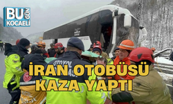 İRAN OTOBÜSÜ KAZA YAPTI 
