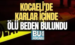 KOCAELİ'DE KARLAR İÇİNDE ÖLÜ BEDEN BULUNDU