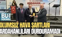 OLUMSUZ HAVA ŞARTLARI ARDAHANLILARI DURDURAMADI