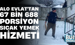 ALO EVLAT'TAN 67 BİN 688 PORSİYON SICAK YEMEK HİZMETİ