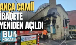 AKÇA CAMİİ İBADETE YENİDEN AÇILDI