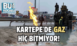 KARTEPE'DE GAZ HİÇ BİTMİYOR!